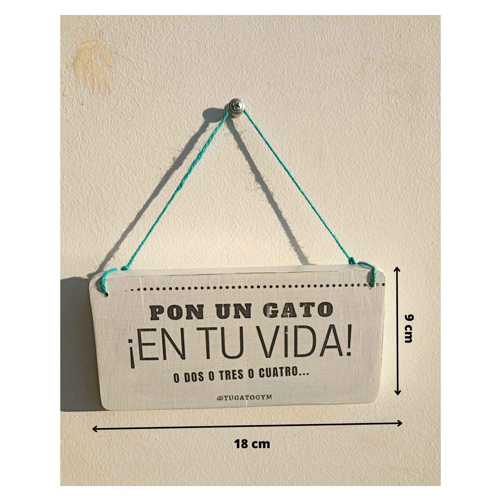 Mensajes Catlovers en Madera Maciza + Regalo - 11
