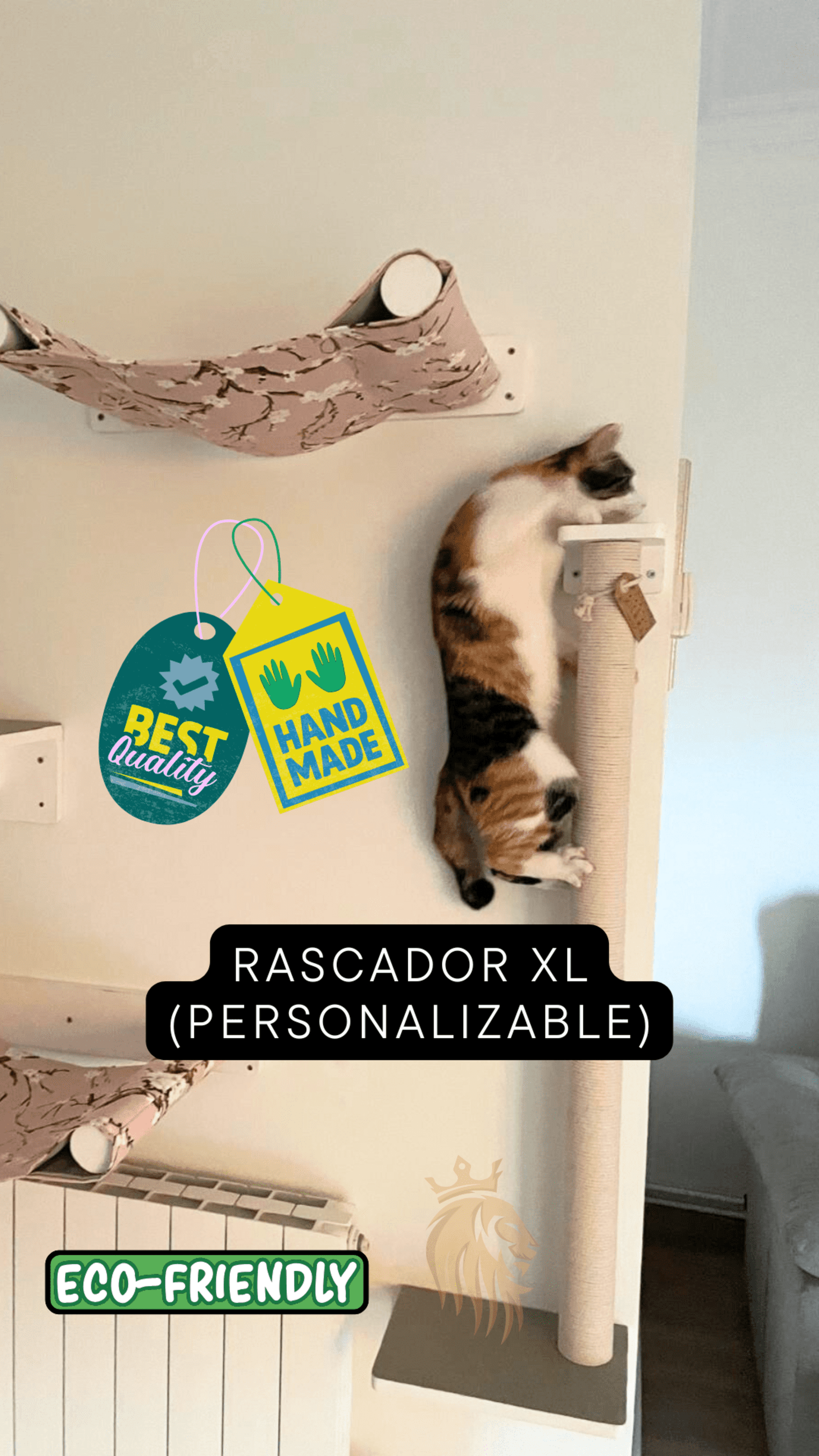 Rascador XL (personalizable) + Estudio de tu espacio + Esbozo + Regalo - 4